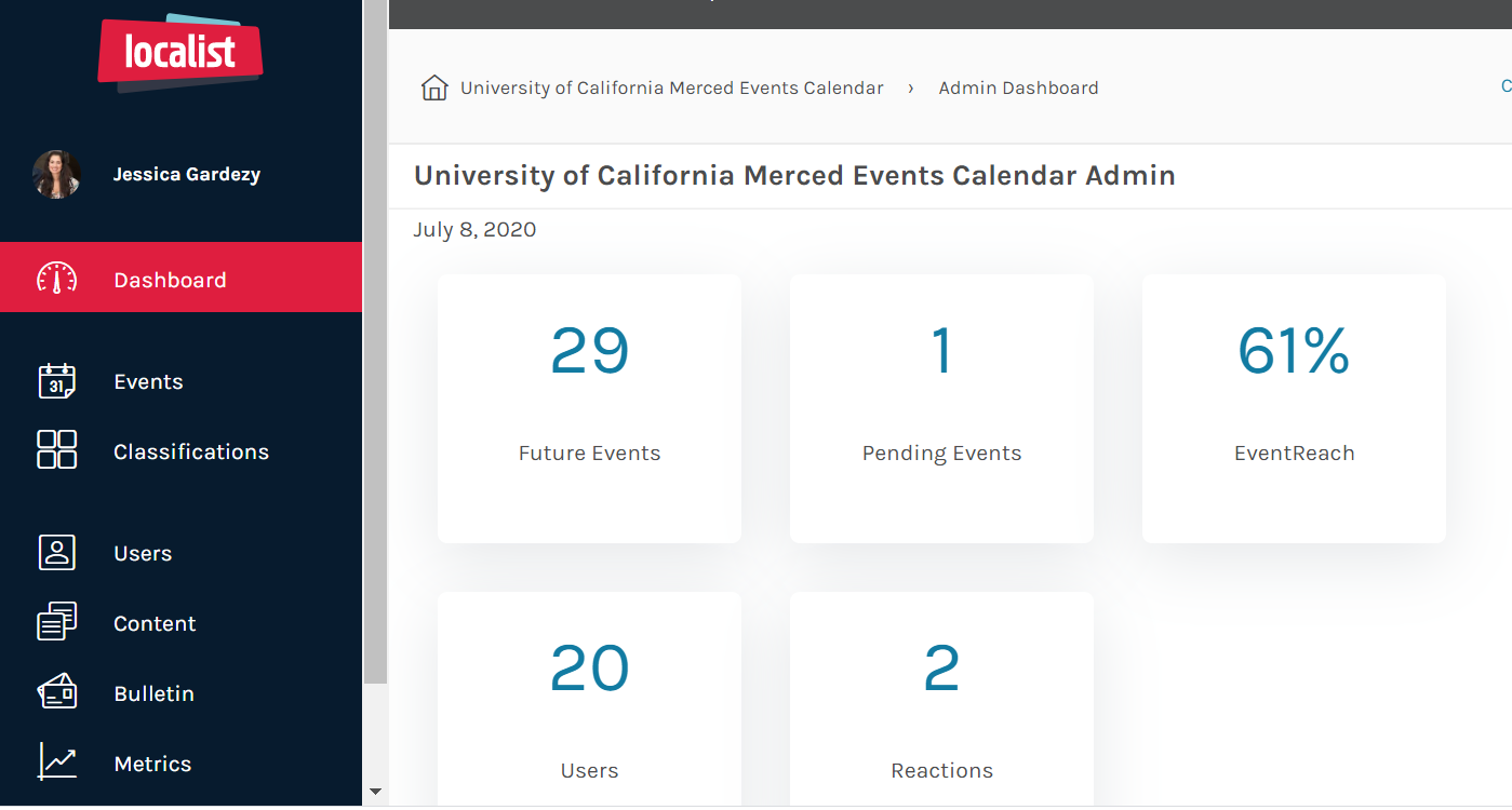 UC Merced Calendar Approver Guide Public Relations