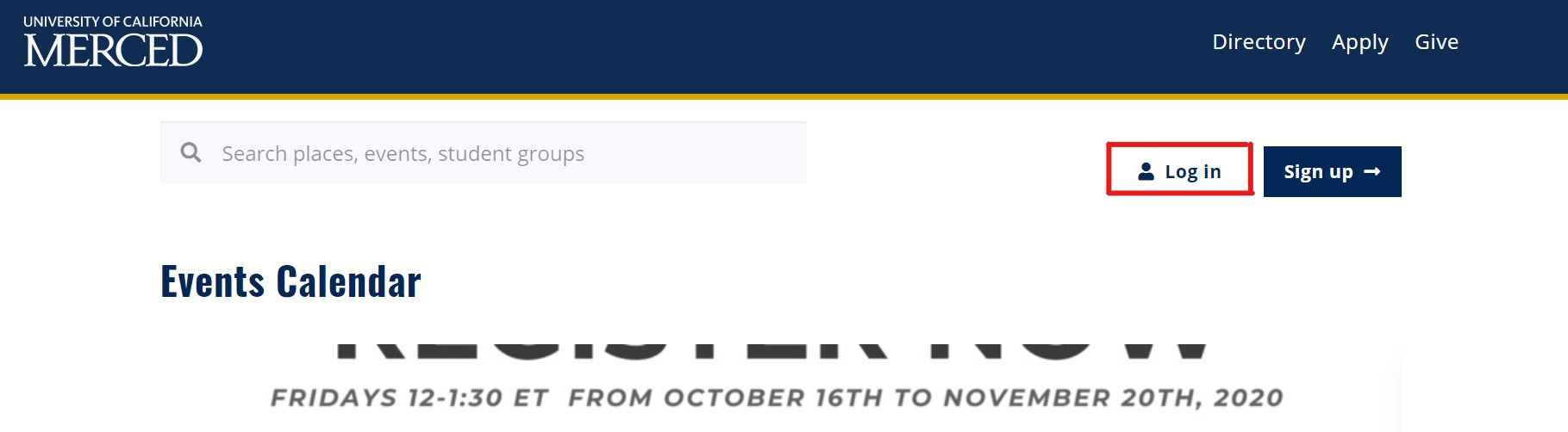 UC Merced Calendar Quick Start User Guide | Public Relations